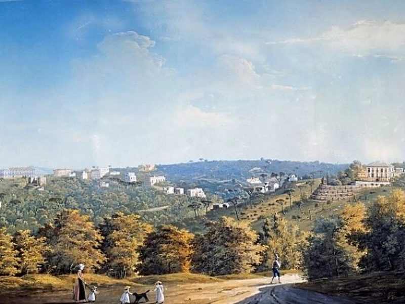 1768-Luigi Fergola - Napoli, collina di Capodimonte
